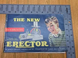 1951 The New Erector How To Make’em Book The Worlds Greatest Contraction Toy - Picture 1 of 17