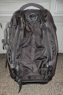 Osprey Sojourn Wheeled Duffel Luggage Travel Bag Backpack Gray 25" - Image 1 of 4