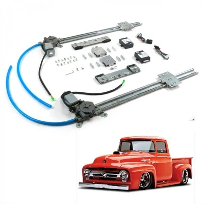 Chevy Truck 55-59 2-Door One Touch Flat Glass power window Motor kit Pickup 3100 - Image 1 of 4