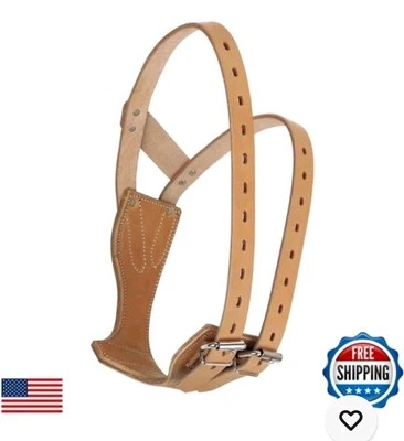 Weaver Leather Miracle cribbing collar horse XLarge Russet Color Drafts Foto 1 de 4