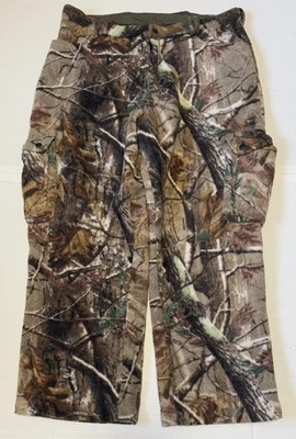 TEAM REALTREE - Men's Vintage Sherpa Fleece Windstopper Hunting Pants - X-Large - Image 1 of 4