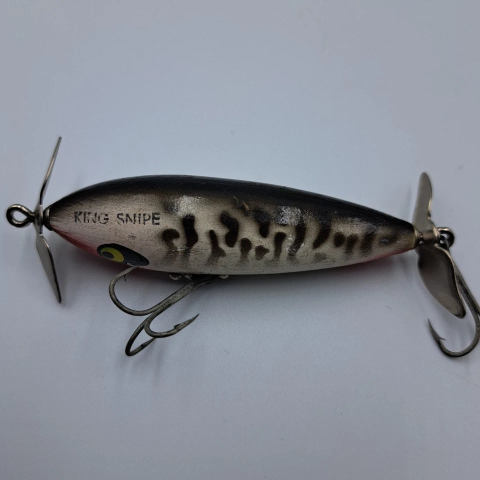 Винтажная рыболовная приманка Smithwick King Snipe деревянная приманка - Изображение 1 из 4