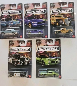 2025 Matchbox LOCAL CRUISERS INCLUDES HUDSON HORNET, IMPALA   - Full Set of 5 - Picture 1 of 22