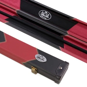 Baize Master FLECHA BORGOÑA 2 piezas estuche de lujo para tacos de billar y billar para 1 taco - Imagen 1 de 10