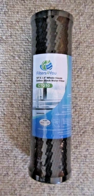 Filters4You 10"x2.5" Whole House Carbon Block Water Filters CTO10 - Image 1 of 2