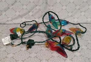 Parrot Indoor/ Outdoor String Lights Set of 10/8.5 Feet Long/Missing 1 Parrot  - Picture 1 of 5