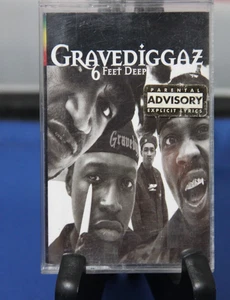 Gravediggaz 6 Feet Deep Cassette Tape 1994 Island Records RZA Hip Hop - Picture 1 of 3
