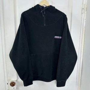 Vintage 90s Nautica Competition EPG Quarter Zip Fleece Hoodie Large Pullover USA - Bild 1 von 6