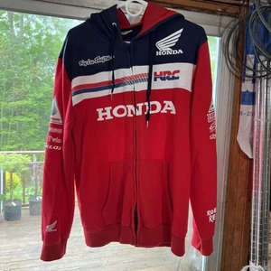 Motocross Troy Lee Designs HRC Honda RACING  Zip Jacket Sweater Hoodie Sz XXL - Picture 1 of 11