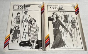Stretch & Sew, Ann Person, 1970's, Cut , Lot of 2 Patterns - Picture 1 of 2