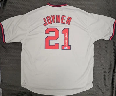 Wally Joyner signed California Angels Jersey autograph ~ Beckett BAS - Image 1 of 4