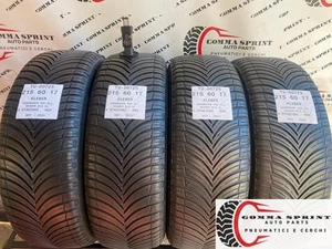 4 PNEUMATICI USATI DI OCCASIONE 215/60/17 KLEBER 4 STAGIONI GOMME - Foto 1 di 10