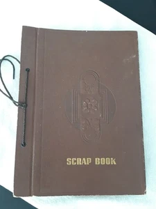 Vintage Scrapbook filled with illustrations, cards, children, photos, c. 1930-50 - Picture 1 of 19