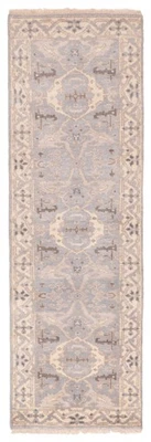 Vintage Hand-knotted Runner Rug 2'6" x 7'11" Traditional Oriental Wool Carpet - Image 1 of 4