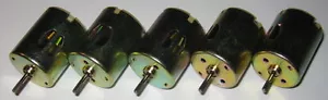 5 X Mabuchi RC-280 Motors - 4.5 to 8.4 VDC - 14260 RPM - 7.2 VDC - R/C Toy Motor - Picture 1 of 7