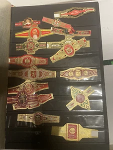 Collection de 100 bagues de cigares regroupée dans 1 album - Bild 1 von 8