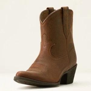 Ariat Women's Maggie Western Leather Boot Sassy Brown - Picture 1 of 8