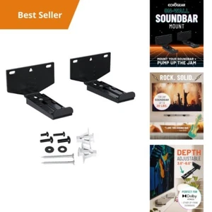 Universal Soundbar Wall Mount Bracket for LG Samsung Vizio Bose Dolby Atmos Spea - Picture 1 of 6