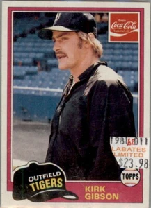 Kirk Gibson Buy 1-50% OFF 2nd Det.Tigers LosAngeles Dodgers 1981-99 27 Available - Picture 1 of 64