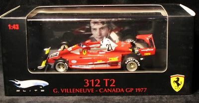 FERRARI 312 T2 Villeneuve - Fórmula 1 - 1:43 Hot Wheels Elite T6270 Mattel - Nuevo Foto 1 de 4