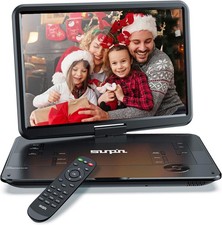 17.9 Portable DVD Player with HD Large Screen Sync TV Video Player Portable