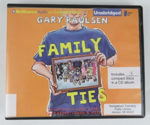 FAMILY TIES By Gary Paulsen - Audiobook on CD - Unabridged - Liar Liar Series - Picture 1 of 4