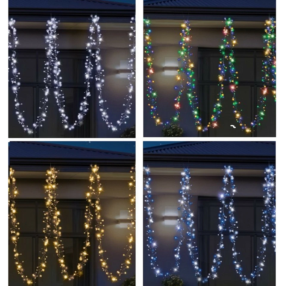 Berry Cluster Lights Outdoor Christmas 720 / 2000 LEDs Multi Gold White Blue - image 1 of 1