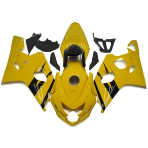 Yellow Black Bodywork For 2004 2005 Suzuki GSXR600 GSXR750 04 05 K4 Fairing Kit - Picture 1 of 9