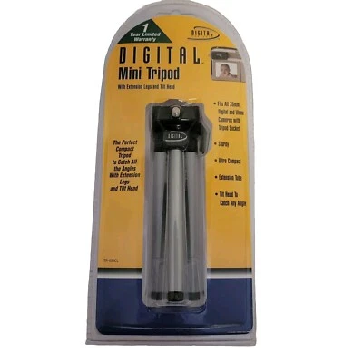 Nuevo Mini Trípode Patas de Extensión Cabezal Inclinable Cámaras de Video Digitales Digital Concepts Foto 1 de 4
