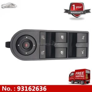 93162636 Front Left Master Window Switch for vauxhall Opel Tigra Twintop 2004-16 - Picture 1 of 9