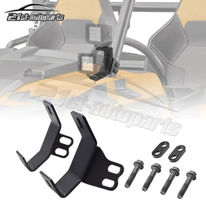 For Polaris RZR XP 1000 900 Dual LED Light Pod Front A-Pillar Mount Brackets - Picture 1 of 6