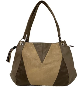Vintage Rosetti Handbag Purse Brown Hippie Purse Faux Leather Hipster 80’s Boho - Picture 1 of 13