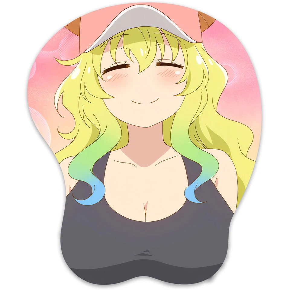 3D Mousepad Oppai Mouse pad with Wrist Rest Pain Relief Anime Manga pad Lucoa - Image 1 of 4