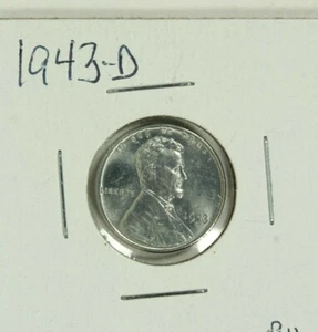1943-D Lincoln Cent : BU - Picture 1 of 2