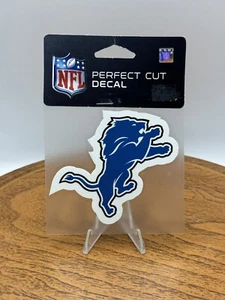 NFL Detroit Lions - Perfect Cut Decal 4"x4" - Officially Licensed - NEW - Picture 1 of 2