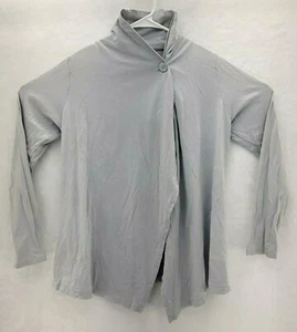 Columbia Women's Gray Shawl Sweater/Sweatshirt/Cardigan Size Small Single Button - Picture 1 of 8