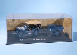 Cararama Hongwell Willys Jeep & Trailer CJ-2A 1:43 Scale * RARE - Picture 1 of 1