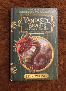 Fantastic Beasts & Where To Find Them. Large Print/Dyslexia Edition. JK Rowling - Picture 1 of 9