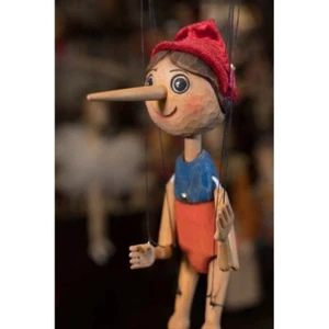 Marioneta Pinocho - Muñeca original hecha a mano - Imagen 1 de 13