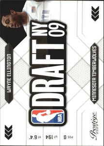 2009-10 Prestige NBA Draft Class #27 Wayne Ellington - NM-MT
