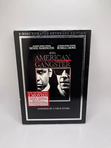 American Gangster (DVD, 2008, 2-Disc Set) SEALED - Buy 3, Get One Free on DVDs/B - Picture 1 of 4