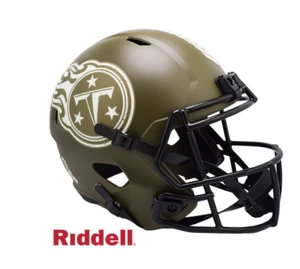 Casco réplica tamaño completo Tennessee Titans Salute To Service Speed Style de la NFL - Imagen 1 de 1