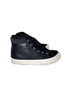 Converse Leather Berkshire Boot Black/ Cream/ Youth 2 - Picture 1 of 9