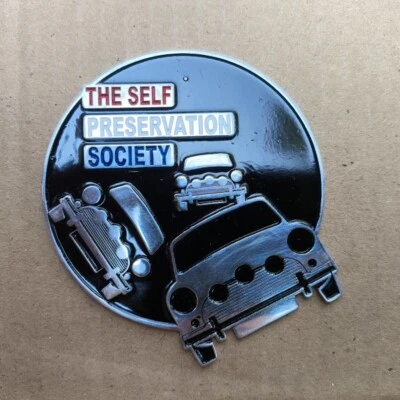 Insignia de coche vintage mini Cooper Morris emblema ves pa placa de trabajo italiana LG487 Foto 1 de 4