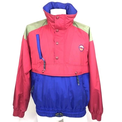 MARKER Mens Anorak Jacket 1/2 Zip Pullover Streetwear Colorblock Vintage 90s M - Image 1 of 4