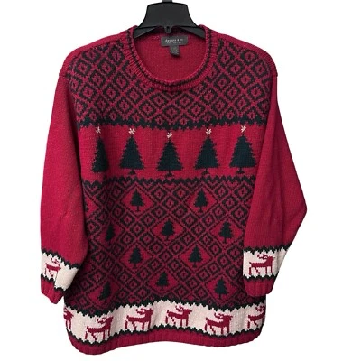 Suéter Para Mujer Lane Bryant Design & Co Navidad Invierno Talla 26/28 De Colección Foto 1 de 4