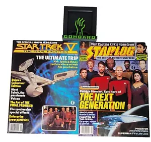 Star Trek Magazinpaket STARLOG #139 StarTrek V The Final Front. Filmmagazin - Bild 1 von 8