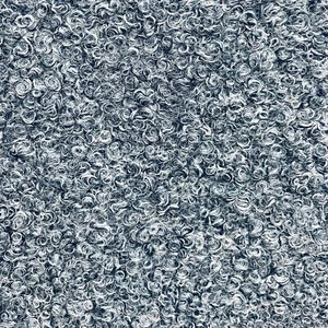 BO PEEP SHEEP BOUCLE UPHOLSTERY FABRIC BLUE GRAY 5.5 YARDS - Picture 1 of 3
