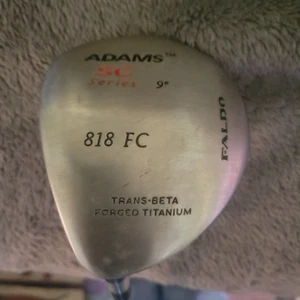 Adams SC series Faldo 9 degree driver 818 FC, left hand steel shaft - Picture 1 of 3
