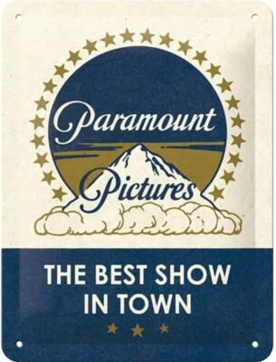 Nostalgic-Art - Blechschild 15x20 cm - Paramount - Classic Logo